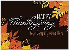 Select a verse or write your own. Graphic Leaves Name Card D8118U-4B